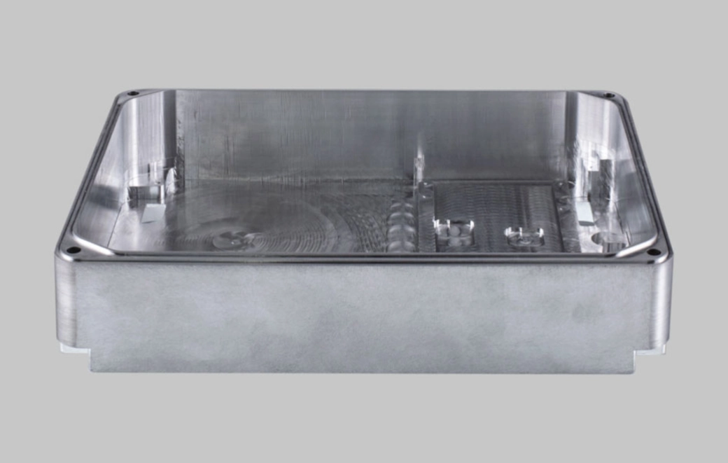Aluminiumgehäuse aus Block gefräst