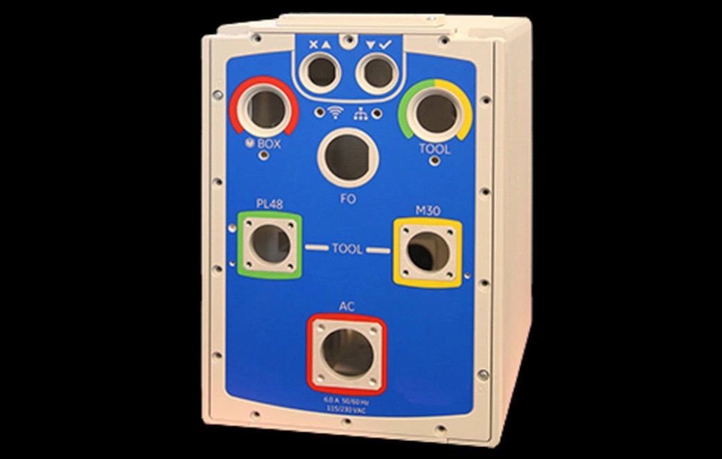 Gehäuse pulverbeschichtet und lackiert